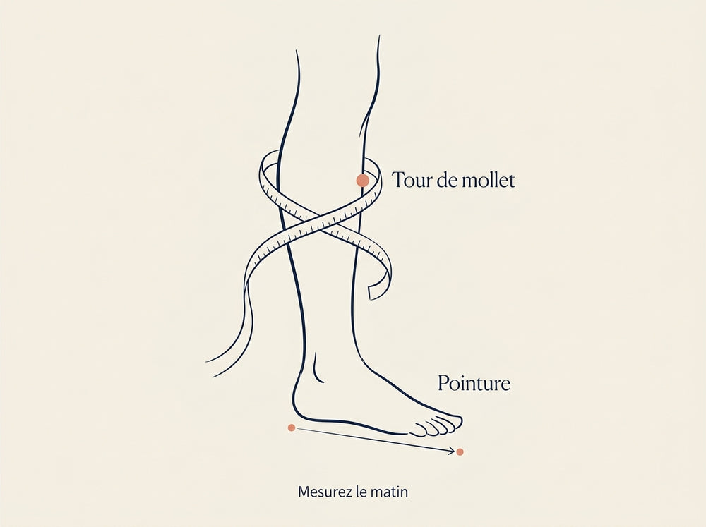 Trouvez votre taille en 30 secondes.